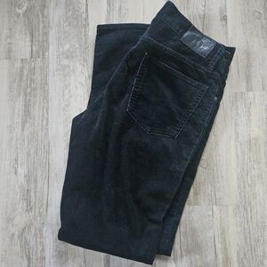 Polo Ralph Lauren Men's The Varick Slim Straight Black Coduroy Pants 33x32